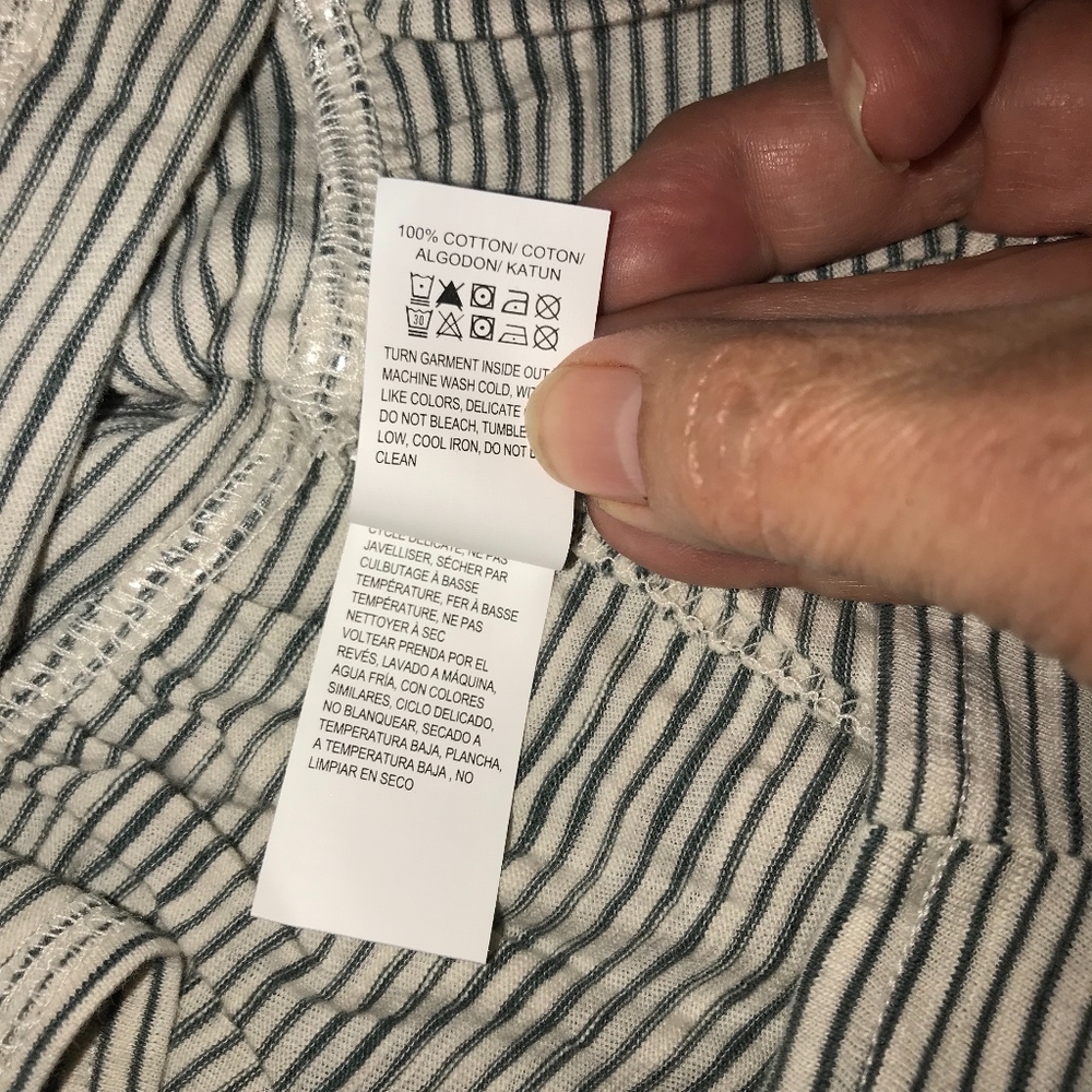 *Host Pick* NWT Lucky Brand Stripe Peplum Top - Picture 5 of 5